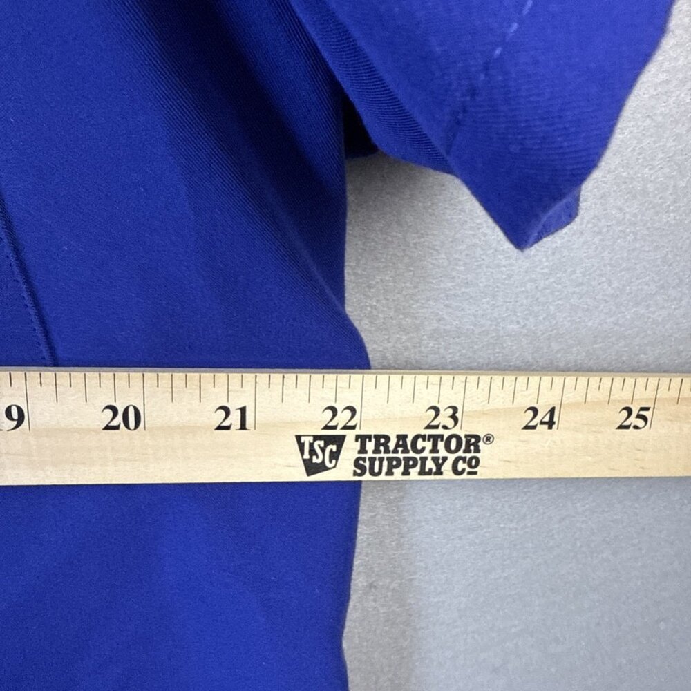 Figs Technical Collection Pullover Scrub Top Women’s Size XL Blue Vet Tech Nurse - Picture 6 of 10